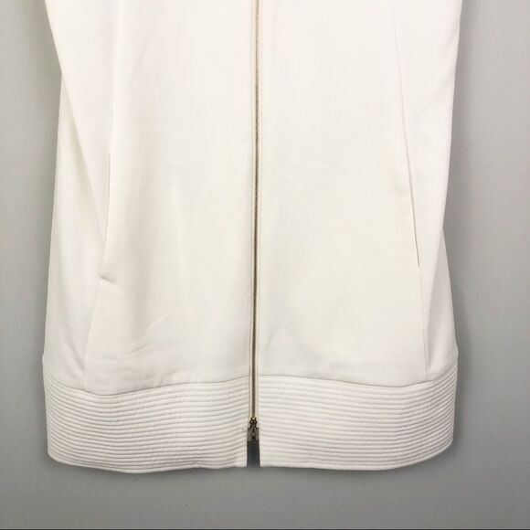RACHEL ROY | Creamy White Zip Front Mini Dress 4 - Picture 6 of 11